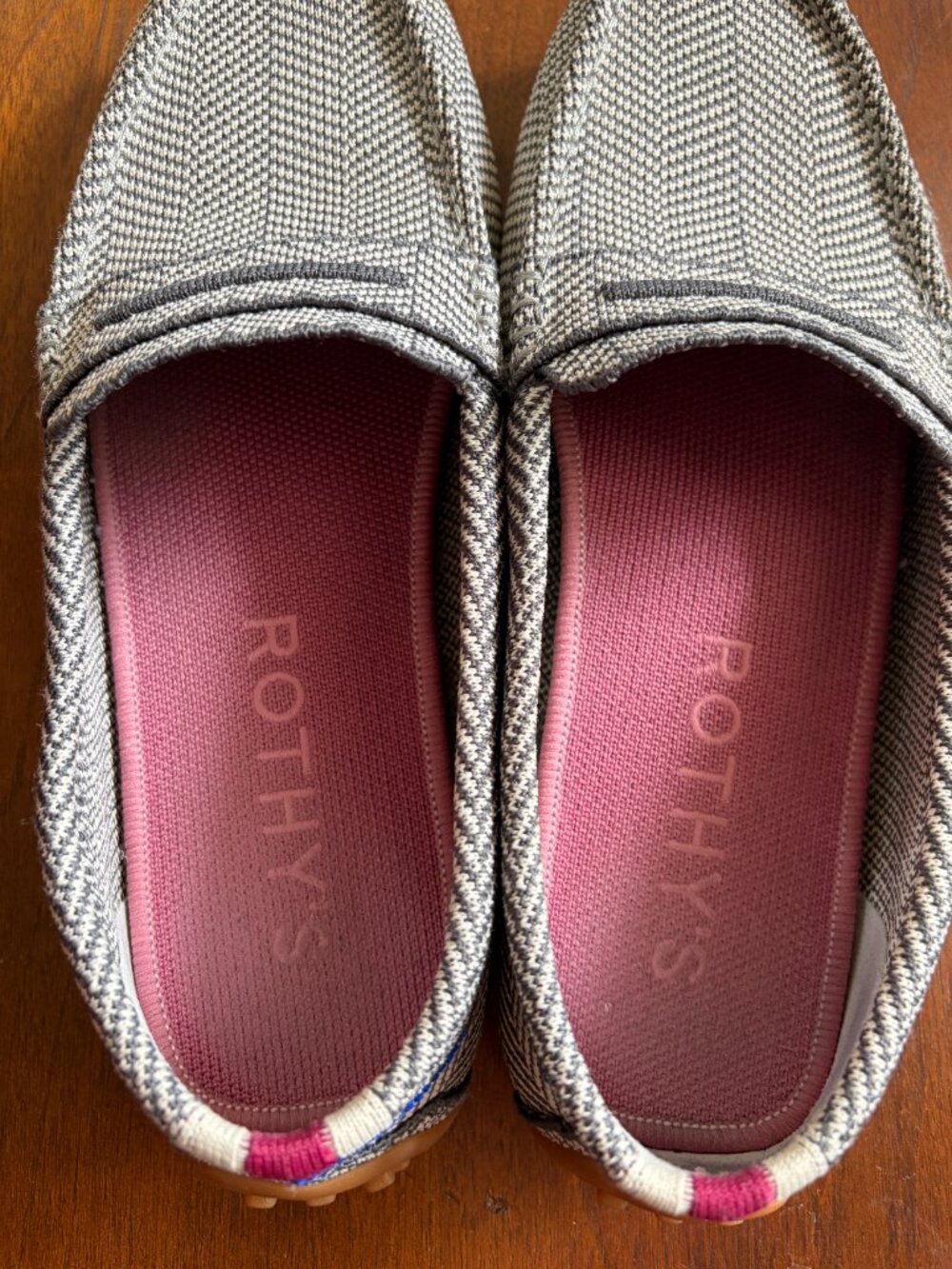 Rothy's The Driver Iron Herringbone Size: 9 - Picture 4 of 8